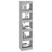 Book Cabinet/Room Divider Concrete Grey 40x30x166 cm