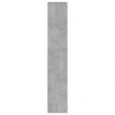 Book Cabinet/Room Divider Concrete Grey 40x30x166 cm