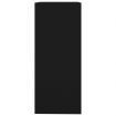 Book Cabinet/Room Divider Black 40x30x72 cm