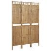 3-Panel Room Divider Bamboo 120x180 cm