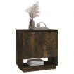 Sideboard Smoked Oak 70x41x75 cm Engineered Wood