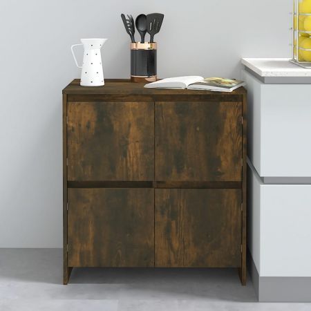 Sideboard Smoked Oak 70x41x75 cm Engineered Wood