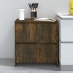 Sideboard Smoked Oak 70x41x75 cm Engineered Wood