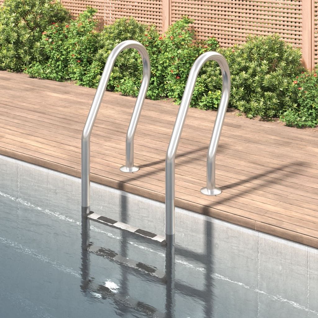 Pool Ladder 54x38x158 cm 304 Stainless Steel