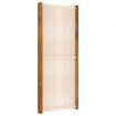 3-Panel Room Divider Cream White 210x180 cm