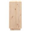 Sideboard 74x35x80cm Solid Wood Pine