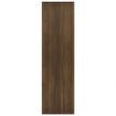 Book Cabinet/Room Divider Brown Oak 60x30x103 cm Engineered Wood