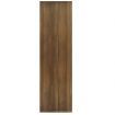 Book Cabinet/Room Divider Brown Oak 80x30x103 cm Engineered wood