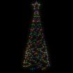 Christmas Cone Tree Colourful 200 LEDs 70x180 cm