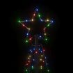 Christmas Cone Tree Colourful 200 LEDs 70x180 cm