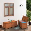 Outdoor Cushion Box Brown 150x50x56 cm Solid Wood Fir