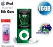 FREE SHIPPING! Apple iPod Nano 16GB 5th Generation Green with Built-in Video Camera Bonus Free Ovleng Earphone