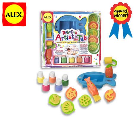 Alex Rub a Dub Artist In The Tub Bathtub Bath Play Toy Set