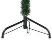 Slim Artificial Half Christmas Tree with Flocked Snow 150 cm