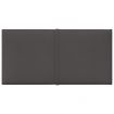 Wall Panels 12 pcs Dark Grey 30x15 cm Fabric 0.54 m²