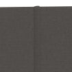 Wall Panels 12 pcs Dark Grey 90x15 cm Fabric 1.62 m²