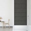 Wall Panels 12 pcs Dark Grey 90x30 cm Fabric 3.24 m²