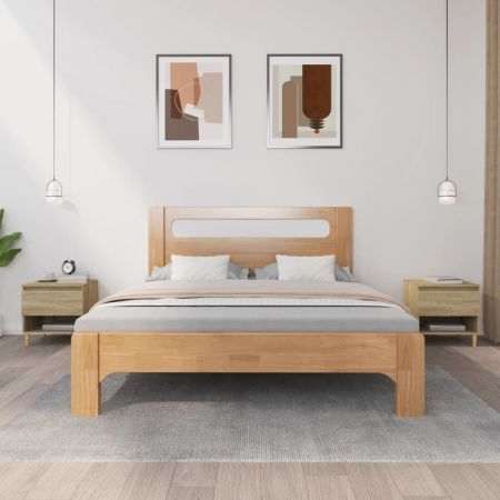 Bedside Tables 2 pcs Sonoma Oak 50x46x50 cm Engineered Wood
