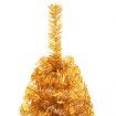 Artificial Half Christmas Tree with Stand Gold 150 cm PVC