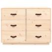 Sideboard 100x40x75 cm Solid Wood Pine