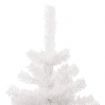 Swirl Christmas Tree with Pot and LEDs White 120 cm PVC