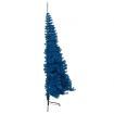 Artificial Half Christmas Tree with Stand Blue 150 cm PVC