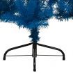 Artificial Half Christmas Tree with Stand Blue 150 cm PVC