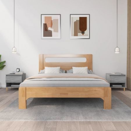 Bedside Tables 2 pcs Grey Sonoma 50x46x50 cm Engineered Wood