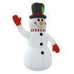 Christmas Inflatable Snowman with LEDs 240 cm