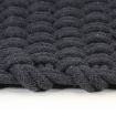 Rug Rectangular Anthracite 80x160 cm Cotton