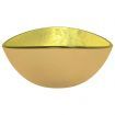 Basin Tempered Glass 54.5x35x15.5 cm Gold