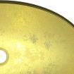 Basin Tempered Glass 54.5x35x15.5 cm Gold