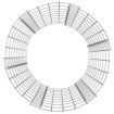 Circular Gabion Pole Galvanised Steel Ø50x100 cm