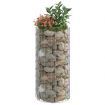 Circular Gabion Pole Galvanised Steel Ø50x100 cm