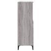 Highboard Grey Sonoma 60x36x110 cm Engineered Wood