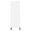 Highboard White 60x36x110 cm Engineered Wood