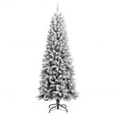 Artificial Christmas Tree with Flocked Snow 180 cm PVC&PE