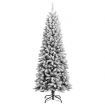 Artificial Christmas Tree with Flocked Snow 180 cm PVC&PE