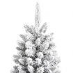 Artificial Christmas Tree with Flocked Snow 180 cm PVC&PE