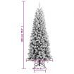 Artificial Christmas Tree with Flocked Snow 180 cm PVC&PE