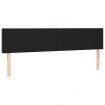 Headboards 2 pcs Black 80x5x78/88 cm Faux Leather