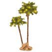 Artificial Double Palm Tree with LEDs 105 cm&180 cm