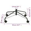 Christmas Tree Stand with Wheels 50x46x21.5 cm