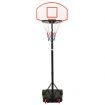 Basketball Stand White 216-250 cm Polyethene