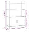 Highboard 80x40x121 cm Engineered Wood