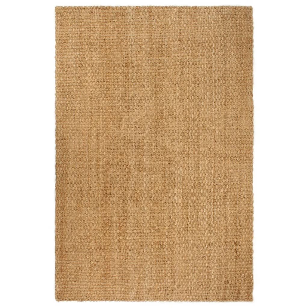 Rug Rectangular Natural 180x250 cm Jute