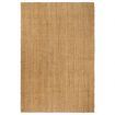 Rug Rectangular Natural 180x250 cm Jute