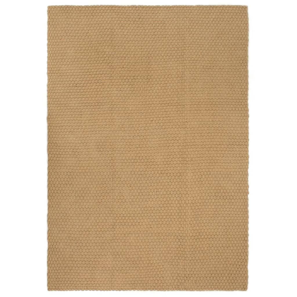 Rug Rectangular Natural 120x180 cm Jute