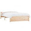 Bed Frame Solid Wood 137x187 Double Size