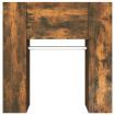 Hallway Cabinet Smoked Oak 97.5x37x99 cm Engineered Wood